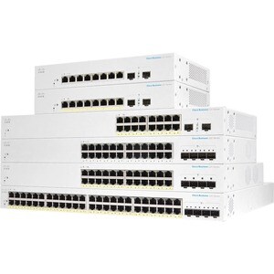 Cisco Business 220 CBS220-24P-4G 24 Ports Manageable Ethernet Switch - 2 Layer Supported - Modular - 4 SFP Slots - 30.40 W