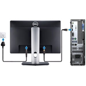 Desktop Computer Dell OptiPlex 7000 7090 - Intel Core i5 10. Generation i5-10505 Hexa-Core 3,20 GHz Prozessor - 8 GB RAM D