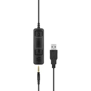 EPOS IMPACT SC 75 USB MS Kabel Auf den Ohren Stereo Headset - Schwarz - Binaural - Geräuschunterdrückung, Unidirektional, 