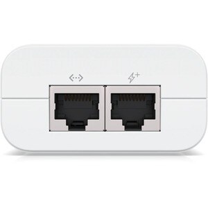 Ubiquiti PoE Injector, 802.3AT - 120 V AC, 230 V AC Input - 48 V DC Output - 1 x Gigabit Ethernet Input Port(s) - 1 x Giga