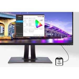 ViewSonic VP2756-4K 27 Inch 4K UHD IPS Ergonomic Monitor with Ultra-Thin Bezels, Color Accuracy, Pantone Validated, 60W US