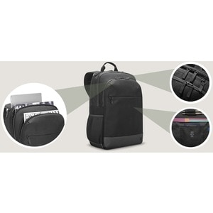 Sacoche de transport V7 Eco-Friendly CBP17-ECO-BLK - Sac à dos Style pour 43,2 cm (17") à 43,9 cm (17,3") Ordinateur Porta