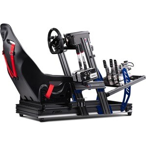 Next Level Racing F-GT Elite Formula and GT Aluminum Profile Simulator Cockpit iRacing Edition - For Gaming