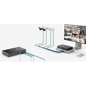 TP-Link VIGI NVR1016H 16 Kanäle Kabel Videoüberwachungsstation - Netzwerk-Videorekorder - HDMI