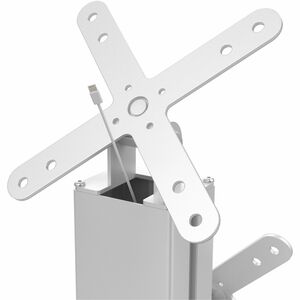 CTA Digital Dual VESA Compatible Table Mount for POS (White) - 15.40" Height x 10.20" Width x 8.70" Depth - Tabletop, Coun