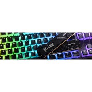 Kingston FURY Beast 32GB (2 x 16GB) DDR4 SDRAM Memory Kit - 32 GB (2 x 16GB) - DDR4-3200/PC4-25600 DDR4 SDRAM - 3200 MHz -