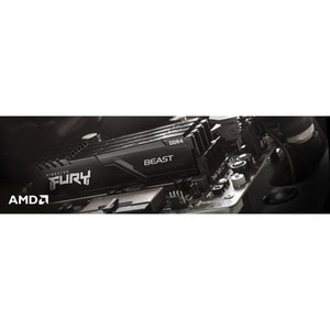 Kingston FURY Beast 64GB (4 x 16GB) DDR4 SDRAM Memory Kit - 64 GB (4 x 16GB) - DDR4-3200/PC4-25600 DDR4 SDRAM - 3200 MHz -