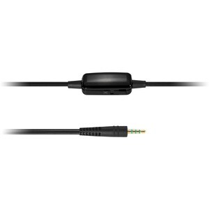 Kensington Kabel Kopfbügel Stereo Headset - Schwarz - Binaural - Geschlossen - 182,9 cm Kabel - Geräuschunterdrückung Mikr