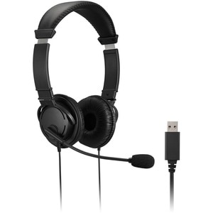 KENSINGTON HIFI USB HEADPHONES WITH MIC AND VOLUME CONTROL BUTT