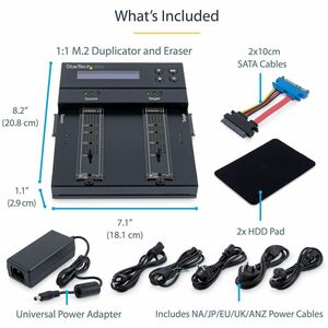 Duplicatore ed Eraser M.2 SATA M.2 Nvme - Clonatore/eraser per HDD/SSD M.2 PCIe AHCI -Duplicator e Cloner M.2 SATA 2.5-3.5"