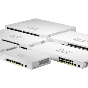 Cisco Switch CBS220 Administrable Smart Capa 2, 24 puertos Gigabit Ethernet, PoE+ con 195W totales, 4 Puertos SFP (4x1G), 