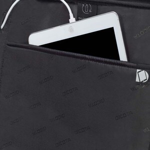 Dicota Eco SELECT Carrying Case (Backpack) for 26.7 cm (10.5") to 39.6 cm (15.6") Notebook, Tablet - Black - Shock Absorbi