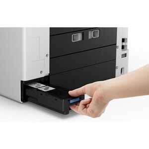 Impresora de inyección de tinta multifunción Canon MAXIFY GX7010 Inalámbrico - Color - Blanco - Copiadora/Fax/Impresora/Es