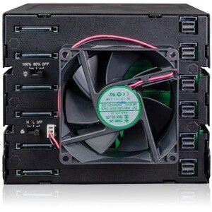 Icy Dock ToughArmor MB924IP-B Drive Enclosure for 5.25" SATA, Serial Attached SCSI (SAS) - Mini-SAS Host Interface Externa