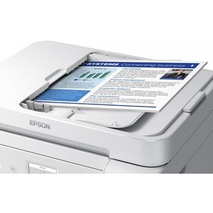 Epson ET-4856 Wireless EcoTank Inkjet Multifunction Printer - Colour - White - Copier/Fax/Printer/Scanner - 33 ppm Mono/20
