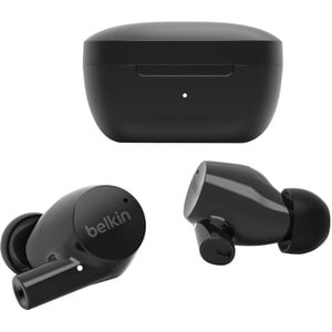 Belkin SOUNDFORM Rise True Wireless Ohrhörer Stereo Ohrhörerset - Schwarz - Binaural - In-Ear - 1000 cm Reichweite - Bluet