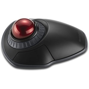 Kensington Orbit Wireless Trackball with Scroll Ring - Black - Optical - Wireless - Bluetooth/Radio Frequency - 2.40 GHz -