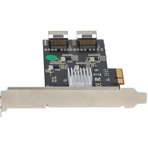 StarTech.com 8 Port SATA PCIe Card, PCI Express 6Gbps SATA Expansion Card with 4 Controllers, PCI-e x4 Gen 2 to SATA III A