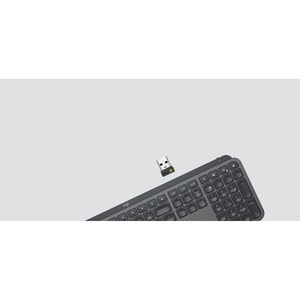 Logitech MX Keys for Business Keyboard - Wireless Connectivity - USB Type A Interface - English (US) - QWERTY Layout - Gra