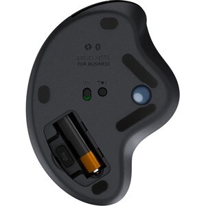 Logitech ERGO M575 Mouse - Bluetooth - USB Type A - Optical - 3 Programmable Button(s) - Graphite - Wireless - 4000 dpi - 