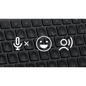 Logitech MX Keys for Business Keyboard - Wireless Connectivity - English (UK) - QWERTY Layout - Graphite - MX Keyswitch - 