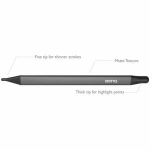 Stilo BenQ TPY23 - Bluetooth - 2 / Confezione - Capacitivo Tipo di touchscreen supportato - Grigio - Interactive Display D