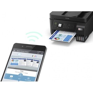 Stampante multifunzione a getto di inchiostro Epson ET-4800 Wireless EcoTank - Colore - Fotocopiatrice/Fax/Stampante/Scann