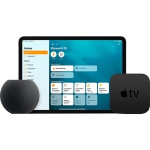 Apple HomePod mini Bluetooth Altavoz inteligente - Siri Soportado - Gris - 360° Circle Sound - LAN inalámbrica