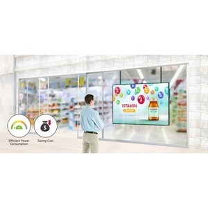 LG SIGNAGE DISPLAY HIGH BRIGHTNESS WINDOW FACING 75 IPS