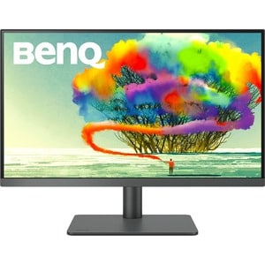 BenQ PD2705U 27" 4K UHD IPS USB-C Calibrated LCD Monitor for Designer - 16:9 - Gray - 27" Viewable - In-plane Switching (I