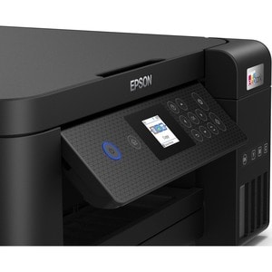 Epson EcoTank ET-2851 Wireless Inkjet Multifunction Printer - Colour - Black - Copier/Printer/Scanner - 33 ppm Mono/15 ppm