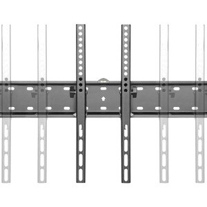 V7 WM1T70 Montagem em parede para TV, Visualização em ecrã plano - Altura ajustável - 177.8 cm (70") Suporte de ecrã - 39.