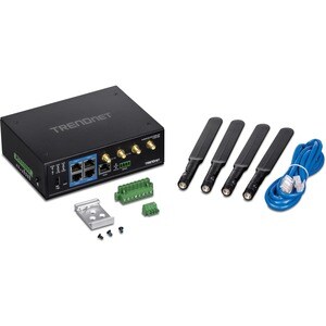 TRENDnet TI-W100  IEEE 802.11ac Ethernet Wireless Router - TAA Compliant - Dual Band - 2.40 GHz ISM Band - 5 GHz UNII Band