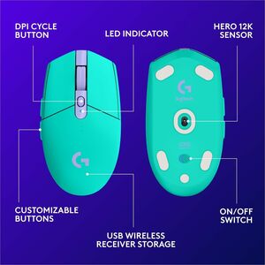 G305 LIGHTSPEED Wireless Gaming Mouse - Mint