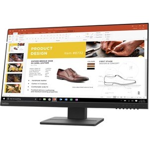 Lenovo ThinkVision E24-28 24" Class Full HD LCD Monitor - 16:9 - Raven Black - 60.5 cm (23.8") Viewable - In-plane Switchi