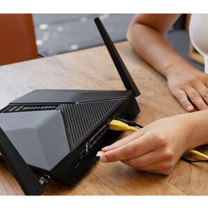 Netgear Nighthawk AX4 LAX20 Wi-Fi 6 IEEE 802.11ax 1 SIM Cellular Modem/Wireless Router - 4G - LTE - Dual Band - 2.40 GHz I