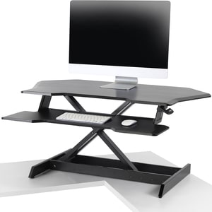 Ergotron WorkFit Height Adjustable Multipurpose Desktop Riser - Up to 76.2 cm (30") Screen Support - 15.88 kg Load Capacit