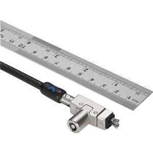 Kensington Slim N17 2.0 Keyed Laptop Lock for Wedge-Shaped Slots - Master Keyed On Demand - 5.91 ft Cable - Master Keyed L