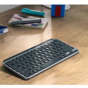 Logitech MX Keys Mini for Business Keyboard - Wireless Connectivity - International English - Graphite - Bluetooth - 10 m 