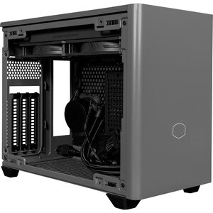 Cooler Master NR200P MAX NR200P-MCNN85-SL0 Computer Case - Mini-tower - Black, Gray - Steel, Mesh, ABS Plastic, Tempered G