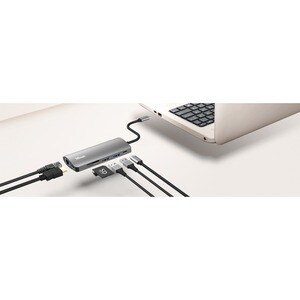 Station d'accueil Trust Dalyx USB Type C pour Ordinateur portable/Tablette/Moniteur - 100 W - 2 x Ports USB - USB Type-C -
