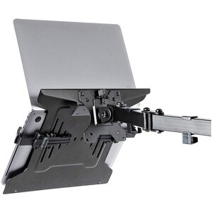 StarTech.com VESA Laptop Tray, Adjustable Monitor Arm Laptop Tray, Secures Notebooks up to 4.5kg (9.9lb), 75x75 & 100x100 