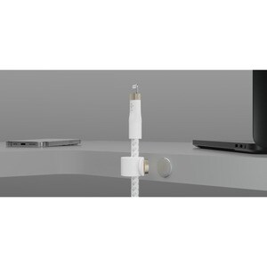 Belkin BoostCharge Pro Flex 2,99 m Lightning/USB-C Datentransferkabel - Cable for iPhone, iPad, iPod, iPad Air, iPad Pro, 
