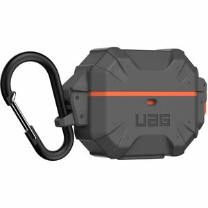 Urban Armor Gear Pathfinder Rugged Charging Case Apple AirPods (Gen 3) - Silver, Orange - Water Proof, Dust Resistant, Dir