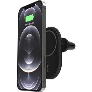 Belkin BoostCharge Induktionsladegerät - für iPhone, AirPod - 12 V Gleichstrom Eingang - Eingangsstecker: USB - Magnetisch