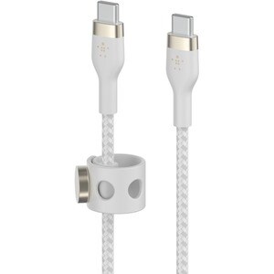 Belkin BOOST↑CHARGE PRO Flex 3 m USB-C Datentransferkabel - Cable for iPad Pro, iPad mini, iPad Air, Tablet, Smartphone, N
