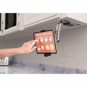 CTA Digital Multi-flex Desktop/Wall Mount for Tablet, iPad, iPad Air, iPad Pro, iPad mini - Black - 1 Display(s) Supported