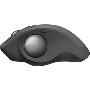 Logitech MX ERGO 鼠标 - 蓝牙/射频 - 光学 - 6 可编程按钮 - 石墨色 - 无线 - 可充电 - 4000 dpi - 轨迹球 - 右旋转