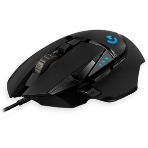 Logitech G G502 HERO 游戏鼠标 - USB - 光学 - 11 按钮 - 11 可编程按钮 - 黑 - 电缆 - 25600 dpi