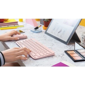 Logitech K380 键盘 - 无线 连接 - 蓝牙 - 3 - 10 m 首页, 后面 热键 - 计算机, 智能电话, iPad mini - PC, Mac - AAA 支持的电池尺寸